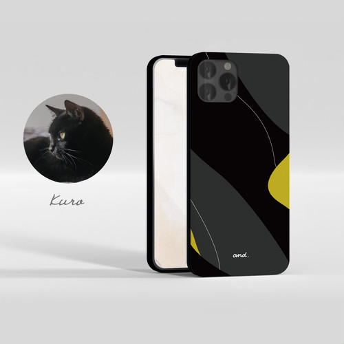 NECO COLOR / iPhoneケース（黒猫カラー）